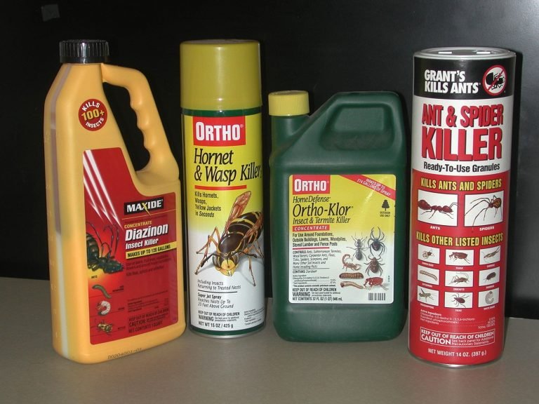 انواع المبيدات الحشرية